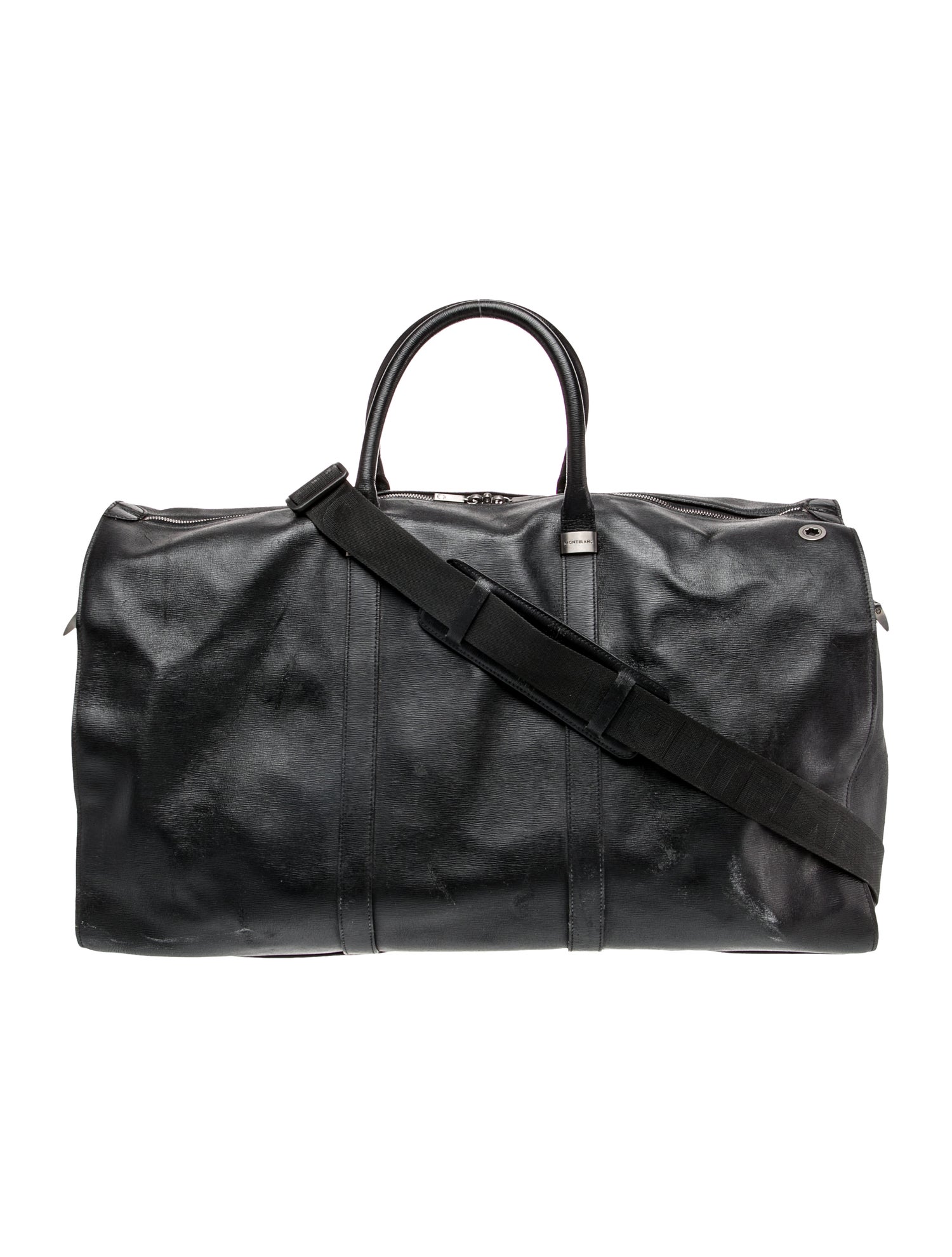 Montblanc Leather Weekender Bag