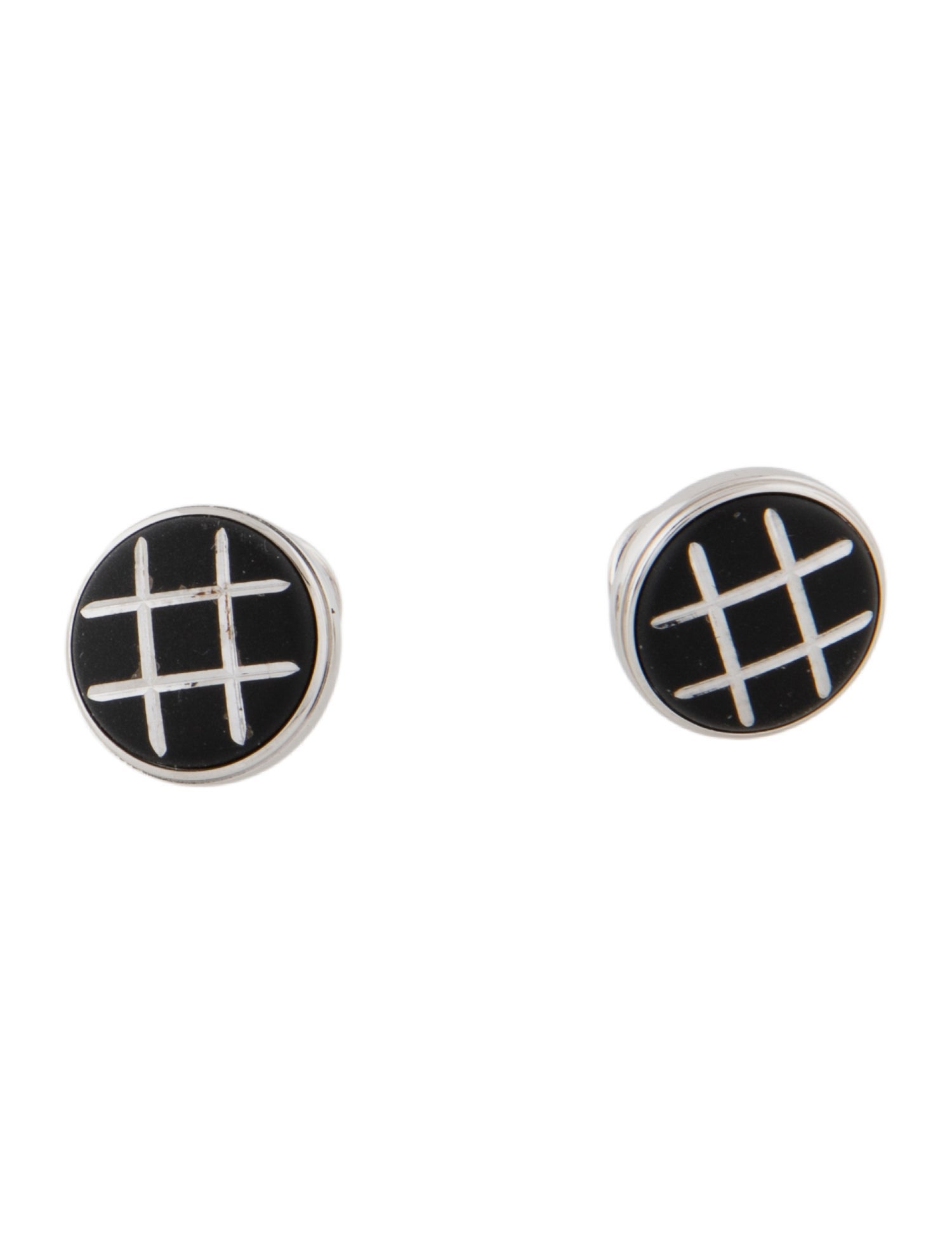 Montblanc Resin Hashtag Cufflinks