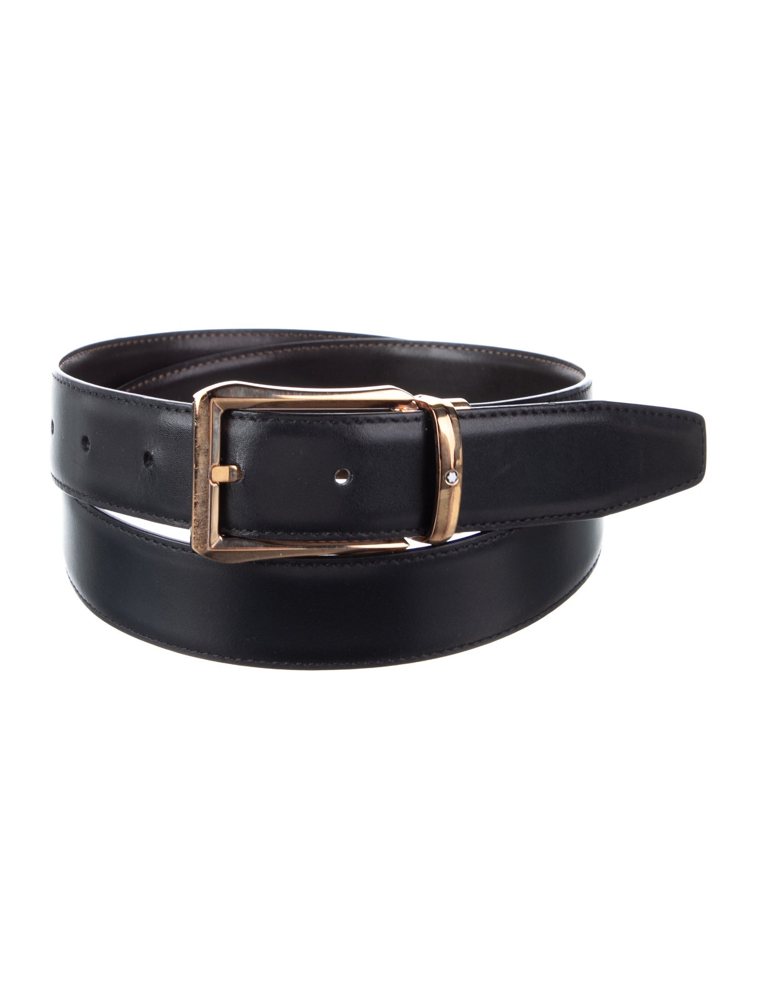 Montblanc Reversible Leather Waist Belt