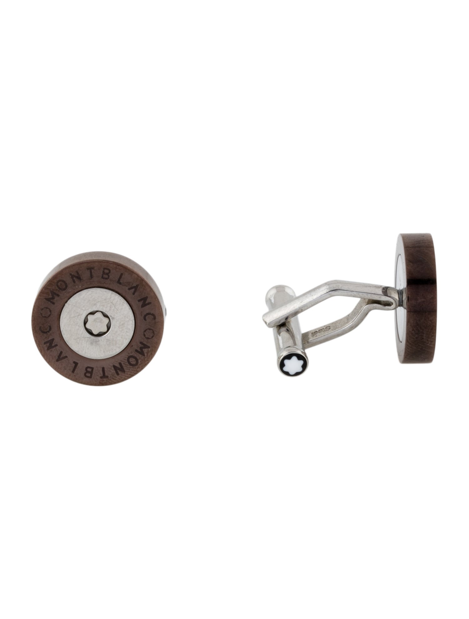 Montblanc Two-Tone Circle Cufflinks