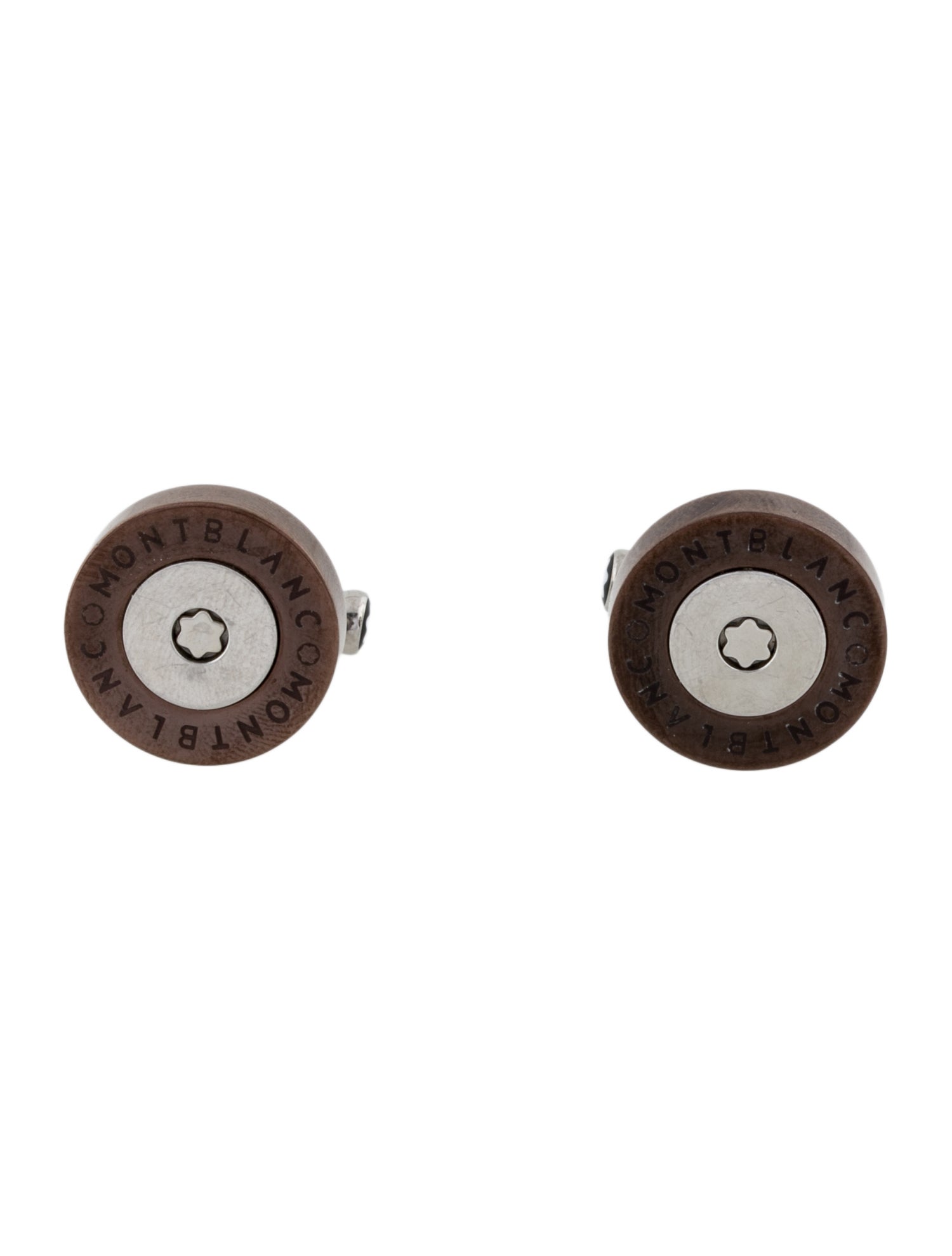 Montblanc Two-Tone Circle Cufflinks