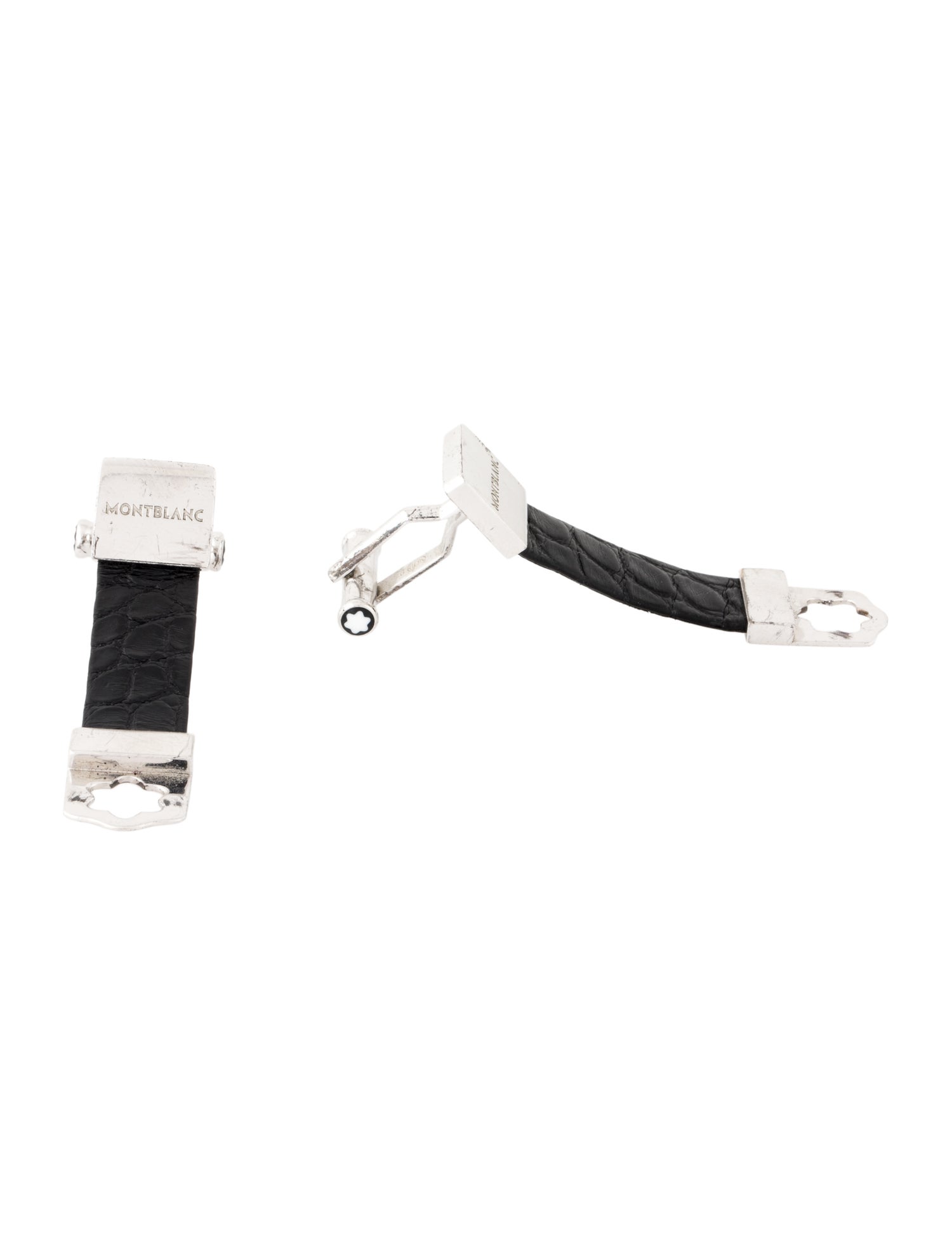 Montblanc Leather Cufflinks