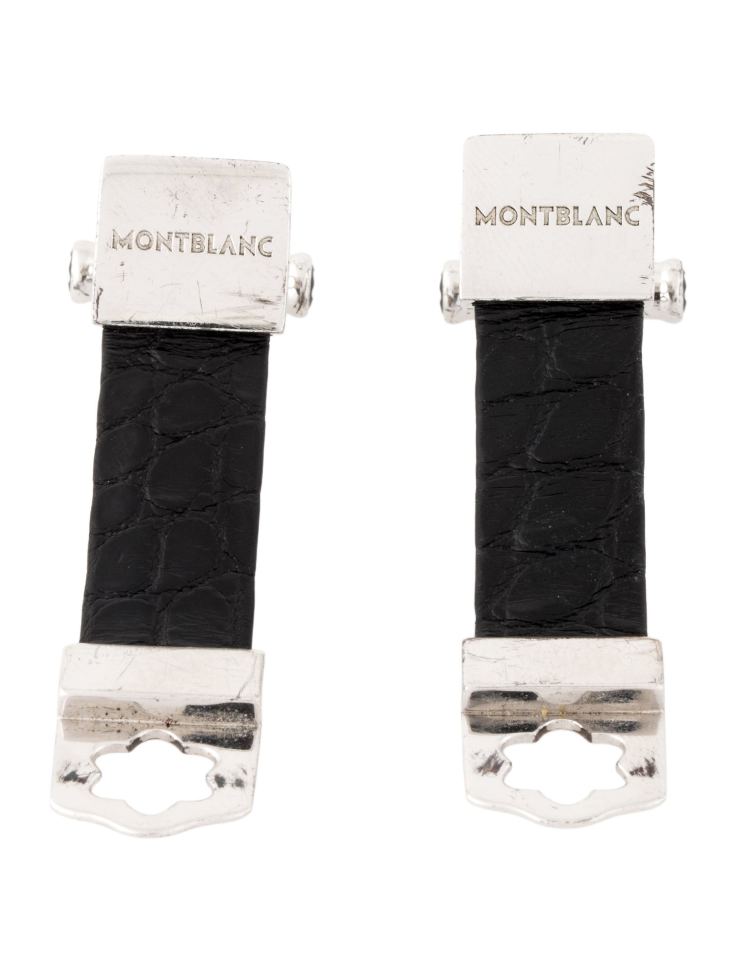 Montblanc Leather Cufflinks