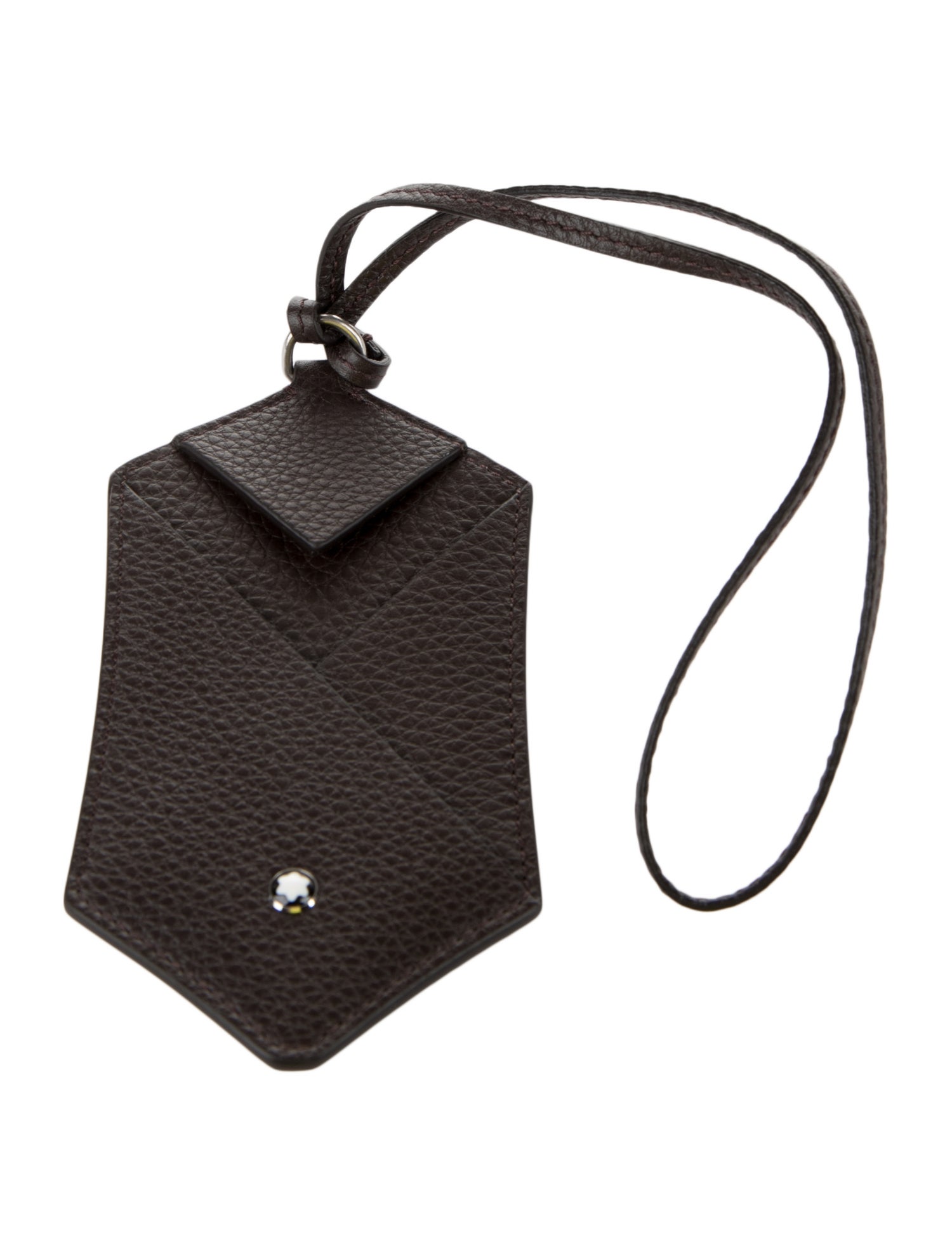 Montblanc Leather Luggage Tag w/Tags