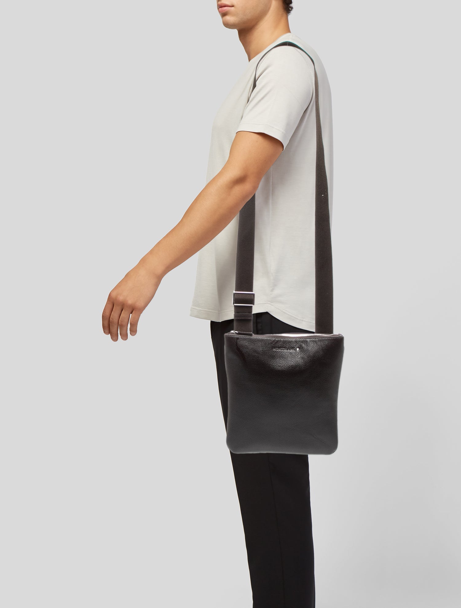 Montblanc Leather Messenger Bag