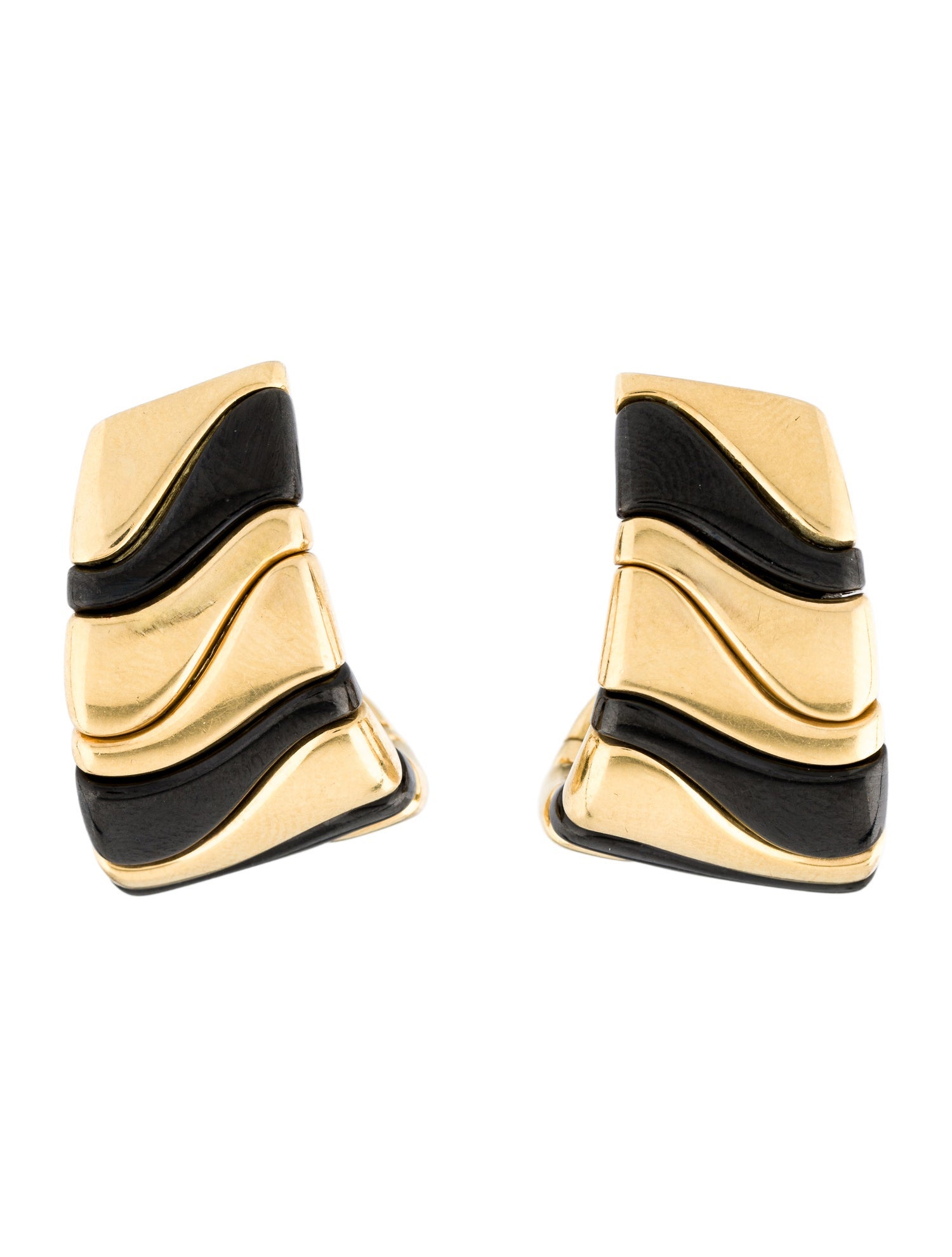 Marina B 18K Vintage Clip-On Earrings