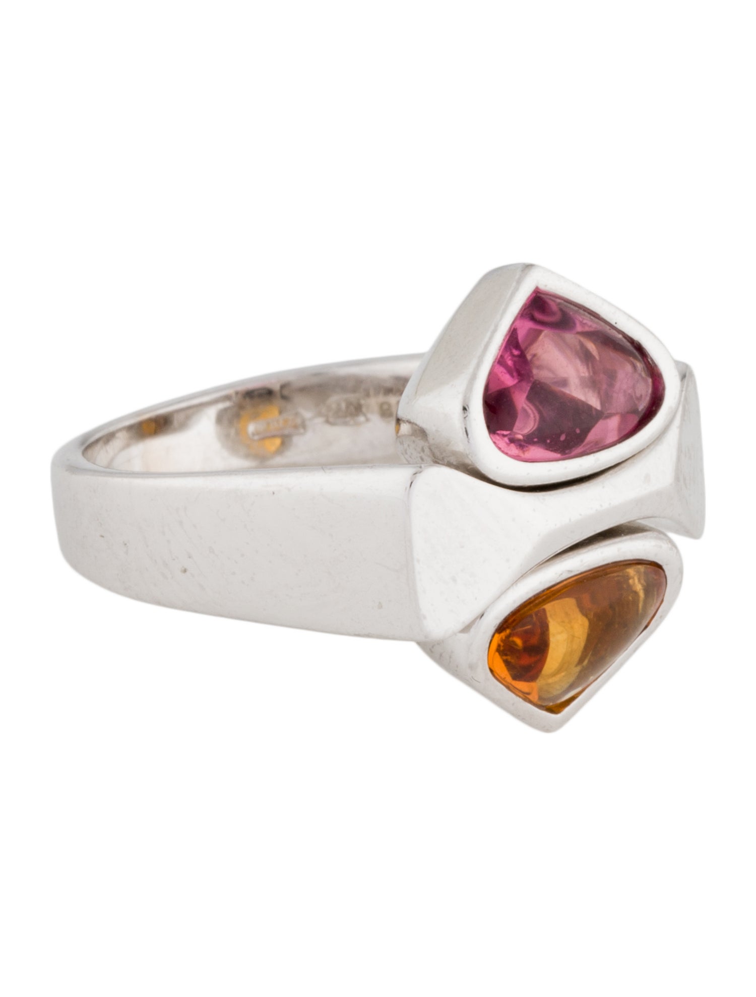 Marina B 18K Multistone Interchangeable Four-In-One Cocktail Ring