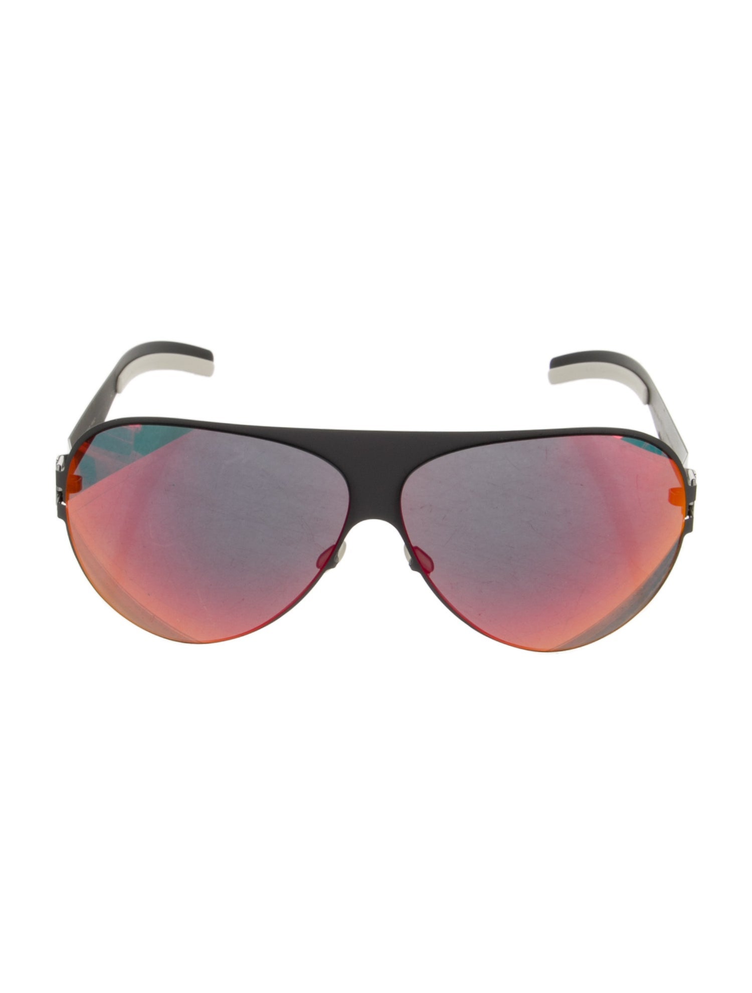 Mykita & Bernhard Willhelm Shield Mirrored Sunglasses