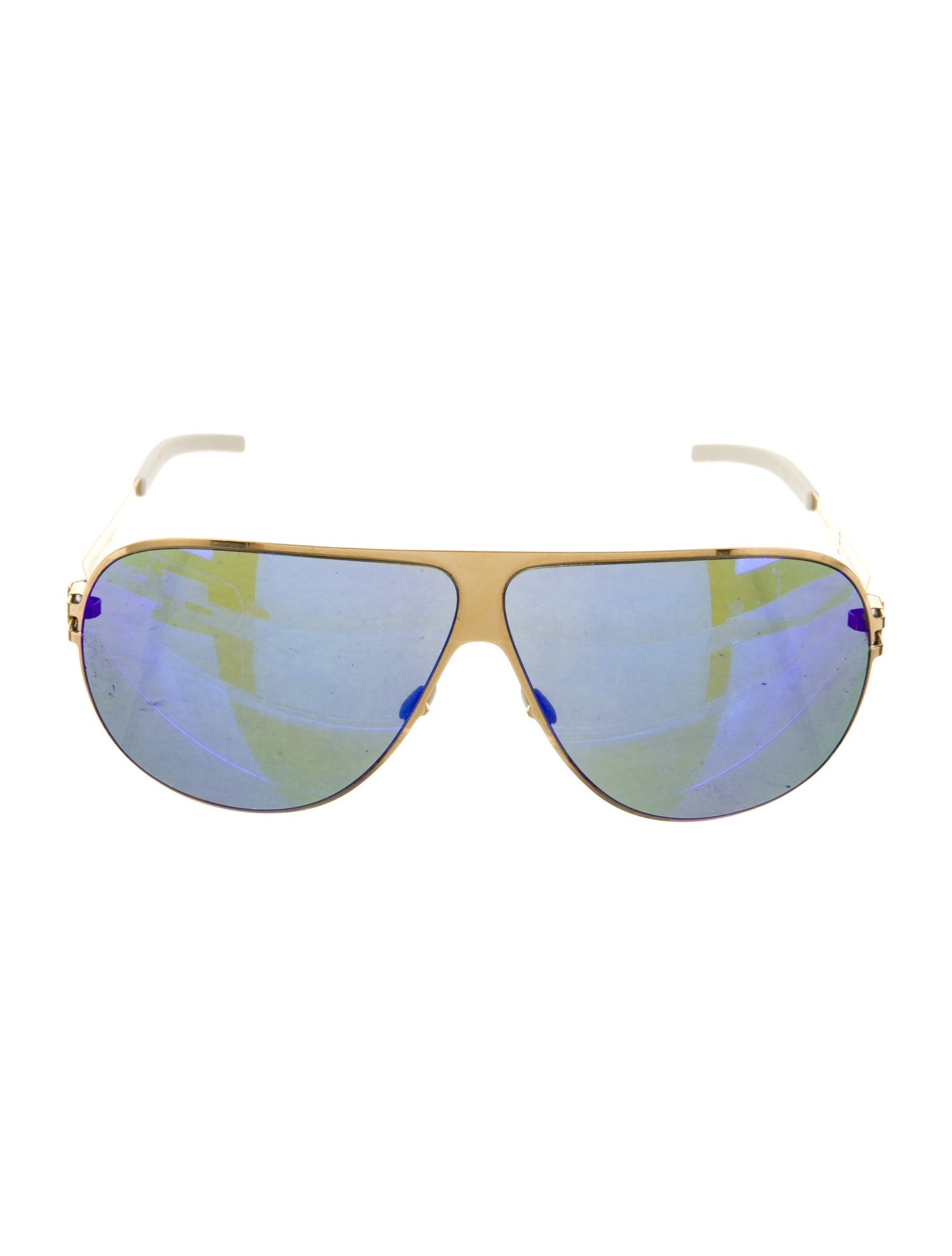 Mykita & Bernhard Willhelm Aviator Mirrored Sunglasses