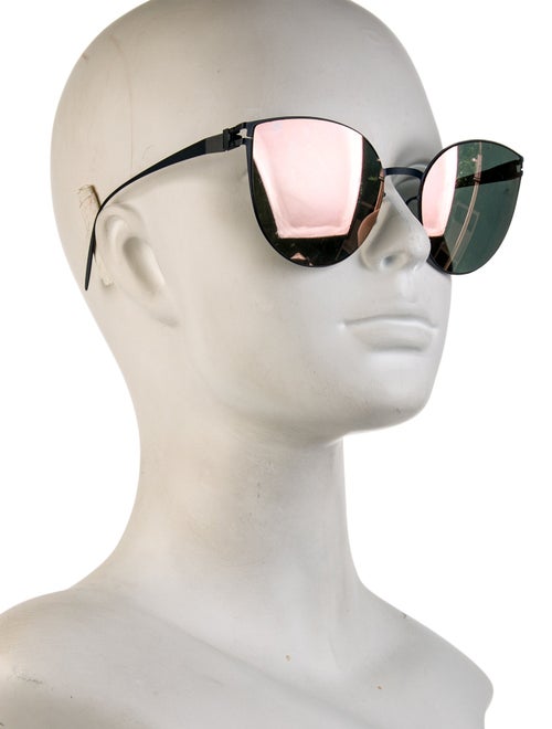 Mykita & Bernhard Willhelm Cat-Eye Mirrored Sunglasses
