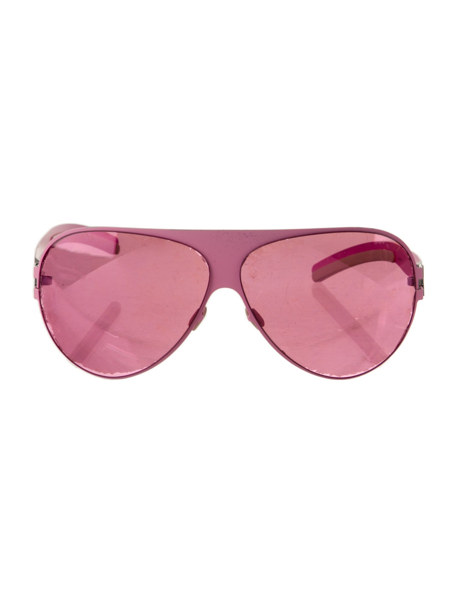 Mykita & Bernhard Willhelm Aviator Mirrored Sunglasses