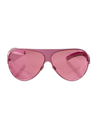 Mykita & Bernhard Willhelm Aviator Mirrored Sunglasses