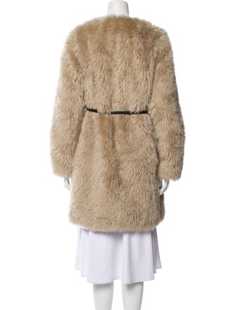 Meteo by Yves Salomon Wool Faux Fur Coat