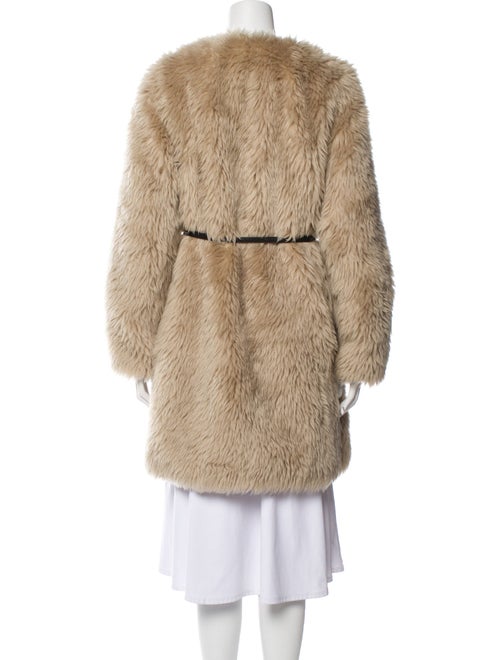 Meteo by Yves Salomon Wool Faux Fur Coat