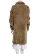 Meteo by Yves Salomon Lamb Leather Faux Fur Coat