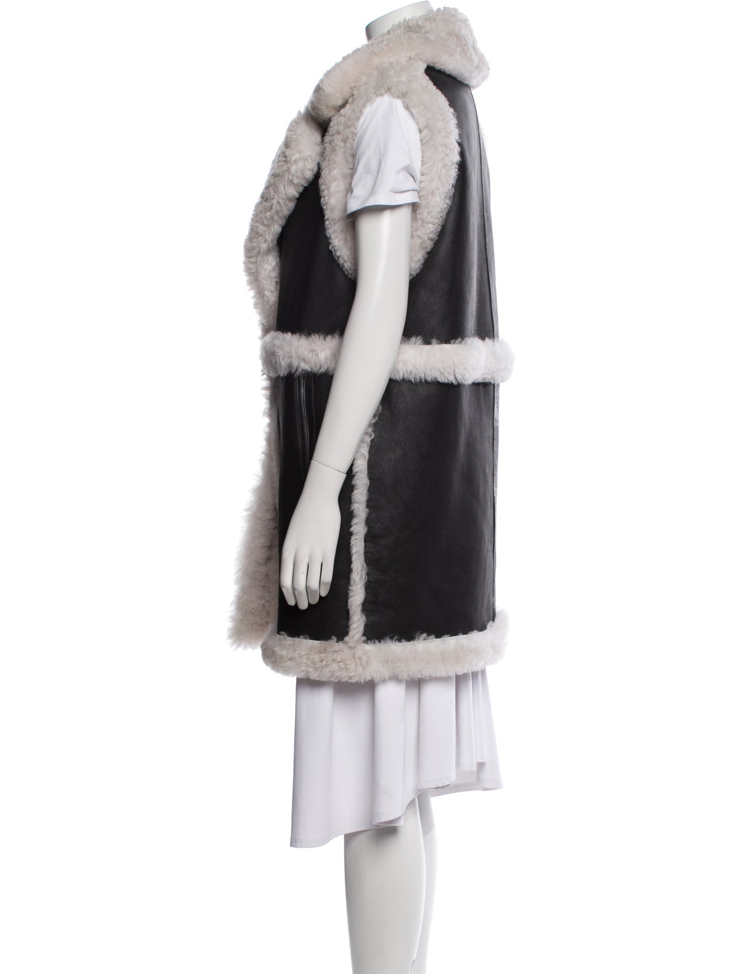 Meteo by Yves Salomon Shearling Vest