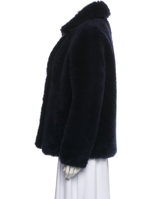 Meteo by Yves Salomon Wool Faux Fur Coat
