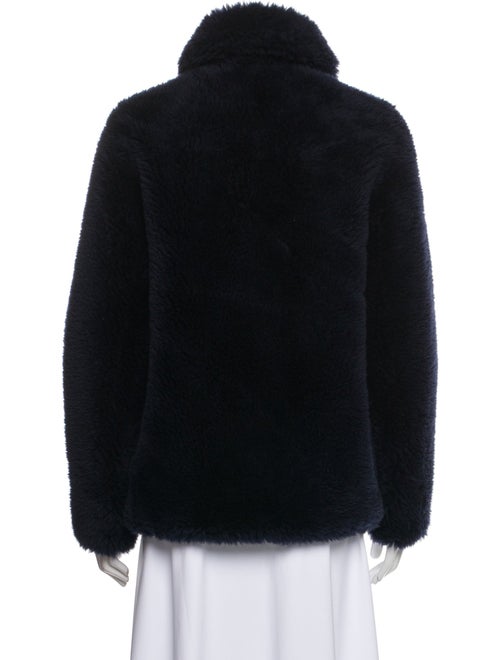 Meteo by Yves Salomon Wool Faux Fur Coat