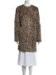 Meteo by Yves Salomon Animal Print Fur Coat