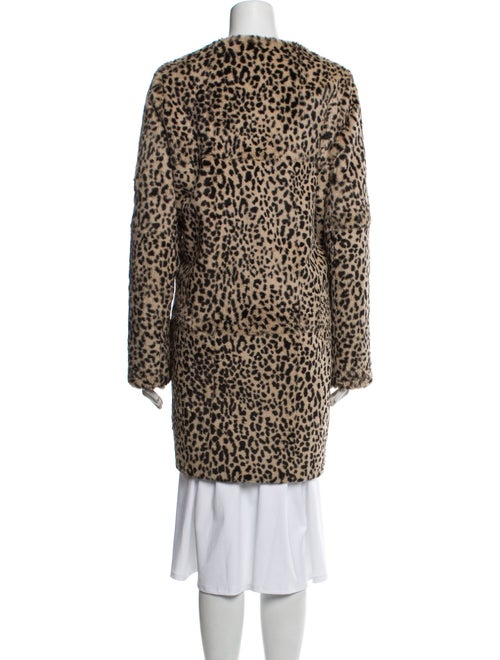 Meteo by Yves Salomon Animal Print Fur Coat
