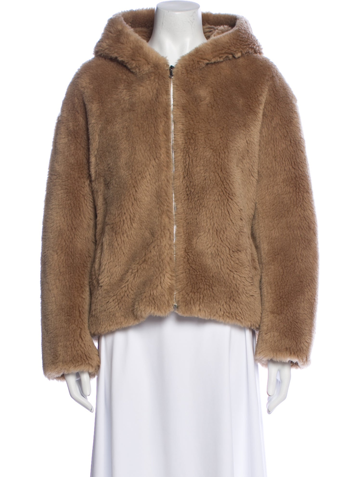 Meteo by Yves Salomon Wool Faux Fur Jacket w/ Tags
