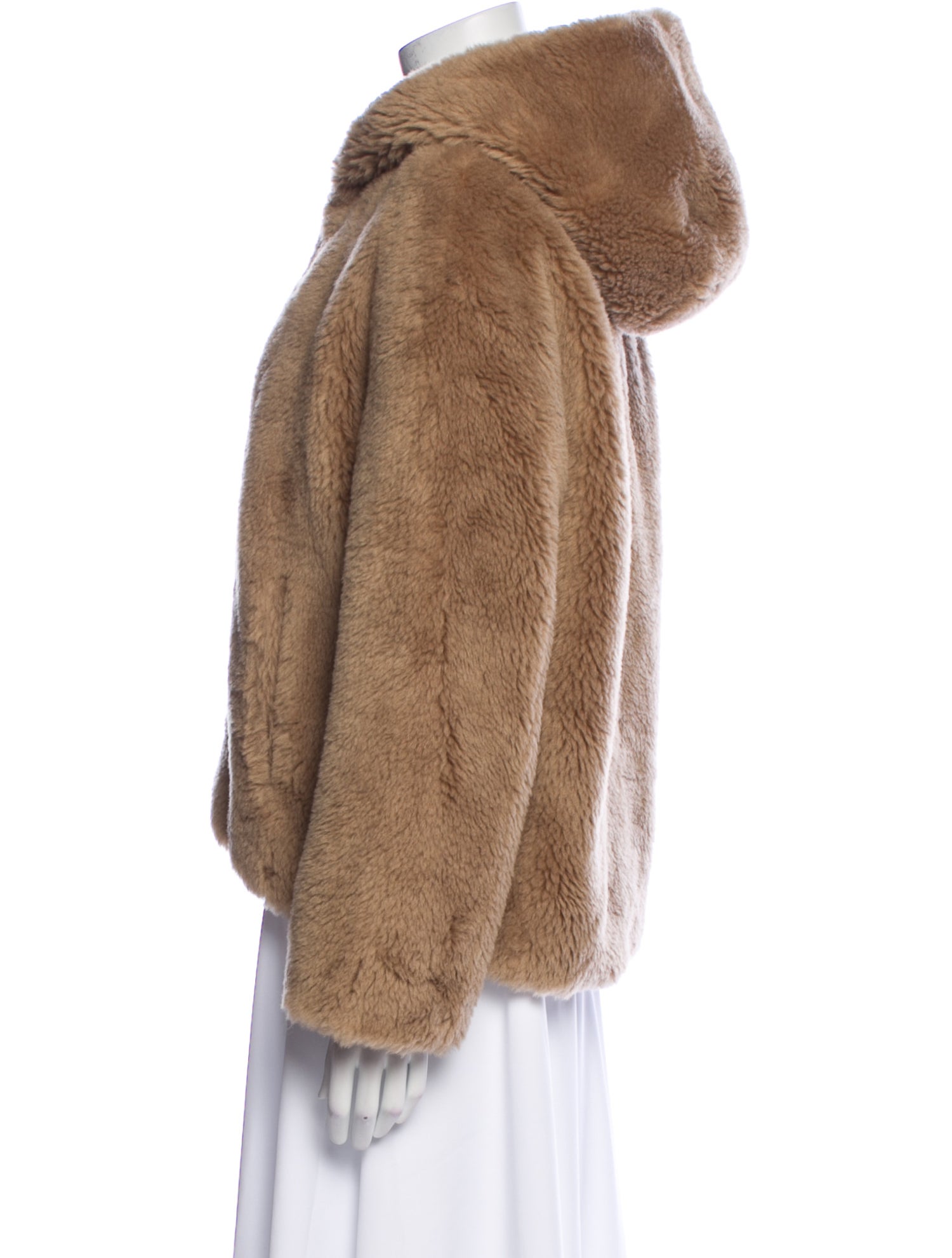 Meteo by Yves Salomon Wool Faux Fur Jacket w/ Tags