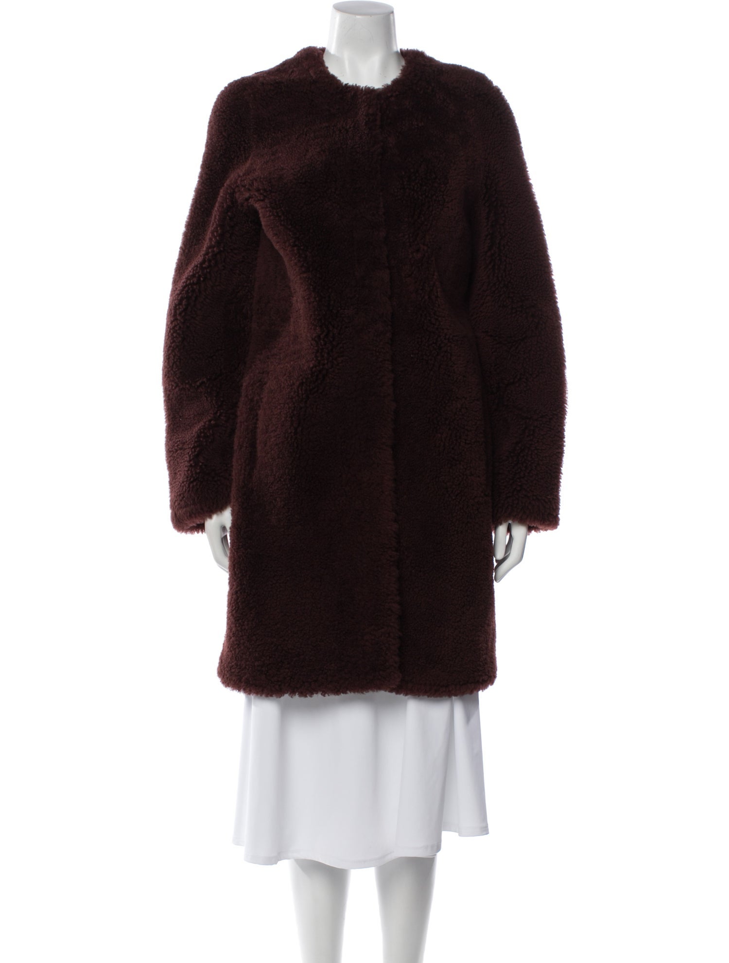 Meteo by Yves Salomon Lamb Leather Faux Fur Jacket