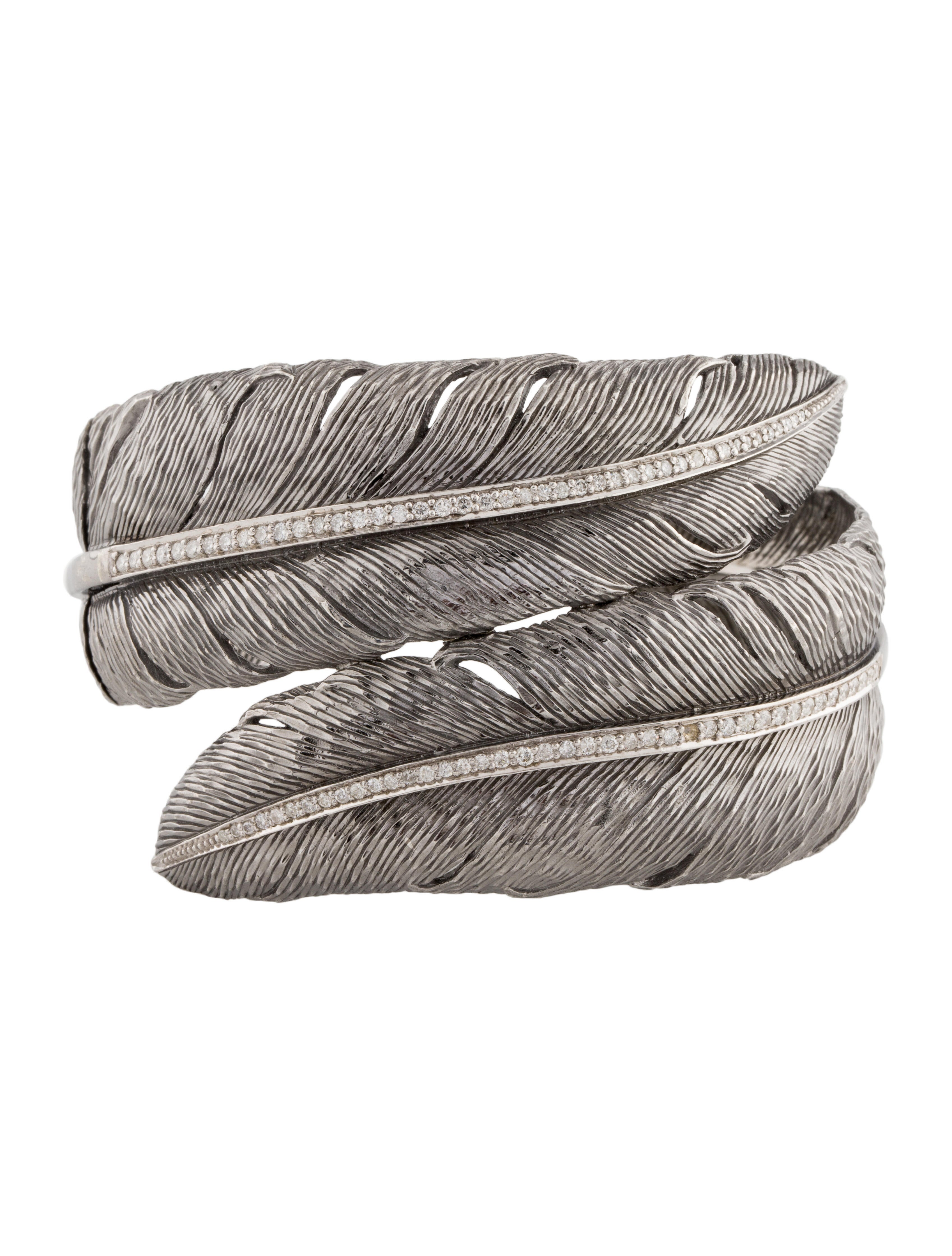 Michael Aram Diamond Feather Cuff
