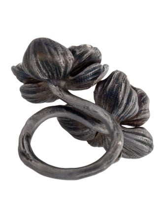 Michael Aram Sapphire Double Orchid Cocktail Ring