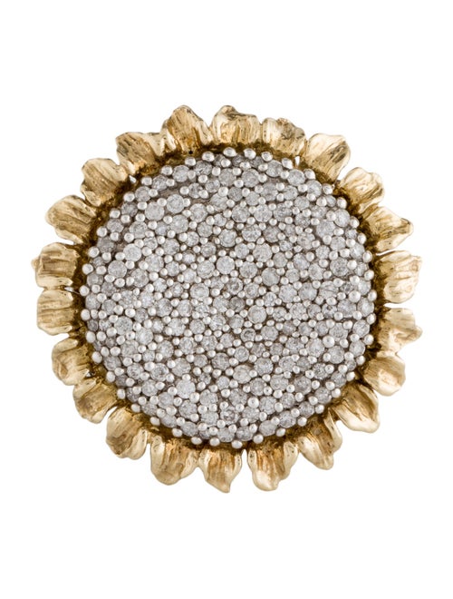 Michael Aram Diamond Two-Tone Vincent Ring