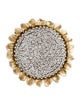Michael Aram Diamond Two-Tone Vincent Ring