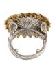 Michael Aram Diamond Two-Tone Vincent Ring