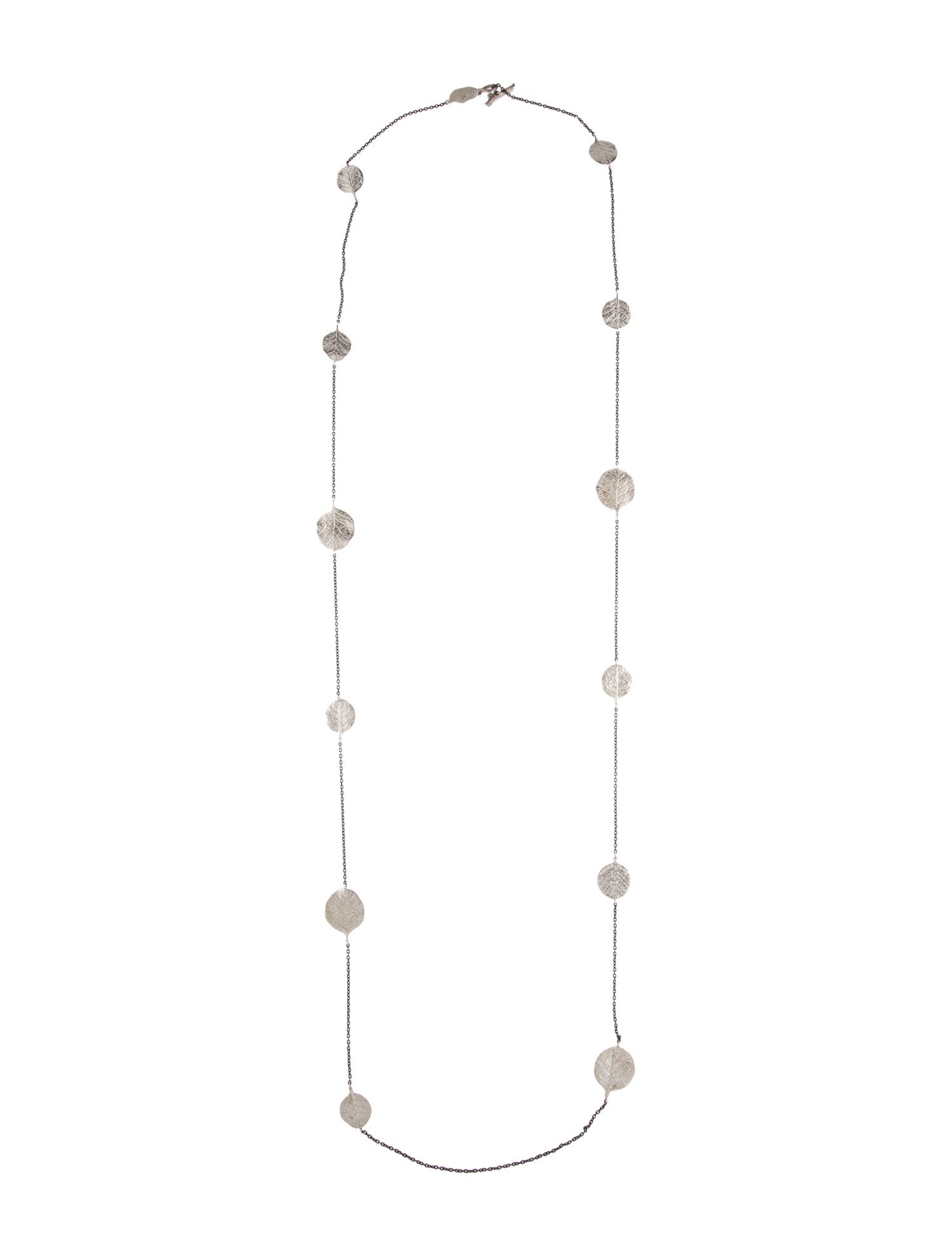 Michael Aram Diamond Botanical Leaf Station Necklace