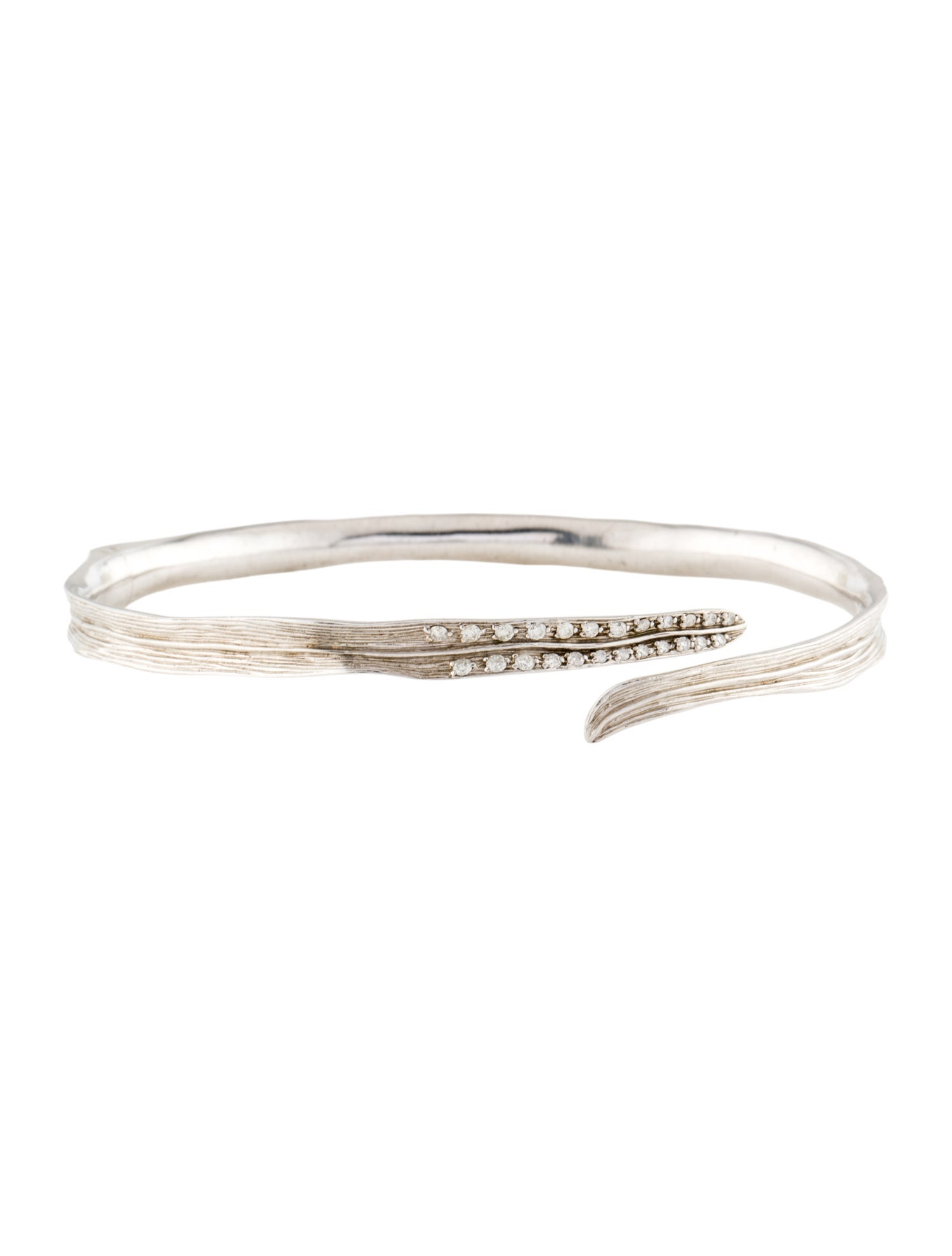 Michael Aram Diamond Palm Bangle Bracelet