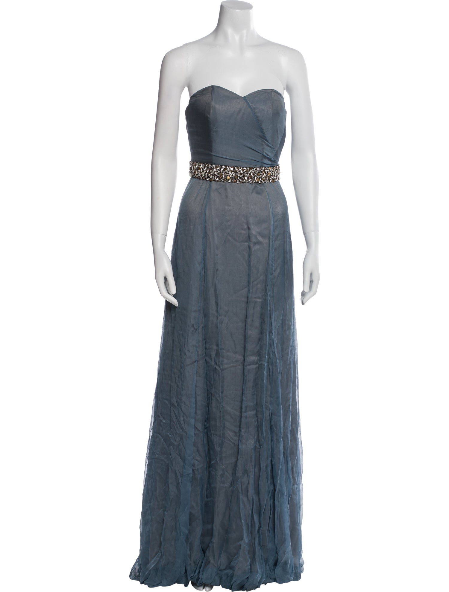 Monica Byrne Strapless Long Dress