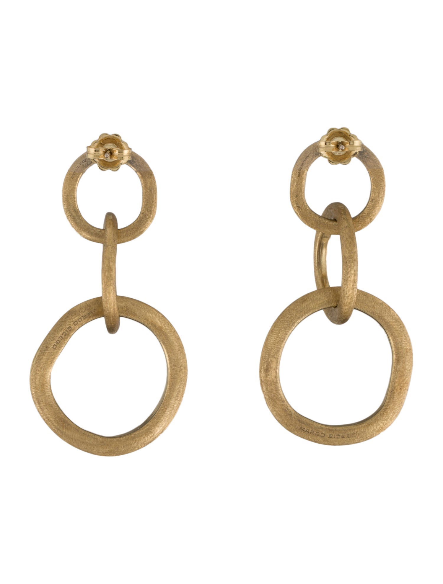 Marco Bicego 18K Link Drop Earrings