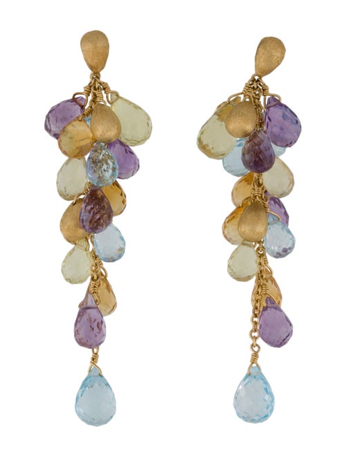 Marco Bicego 18K Multi-stone Paradise Drop Earrings