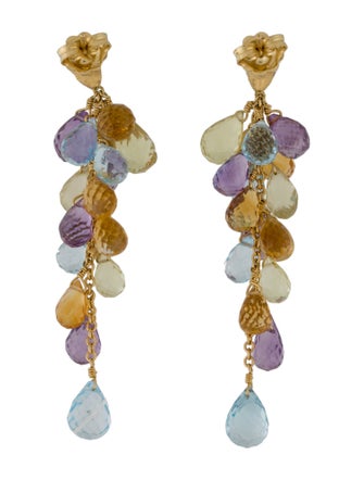 Marco Bicego 18K Multi-stone Paradise Drop Earrings