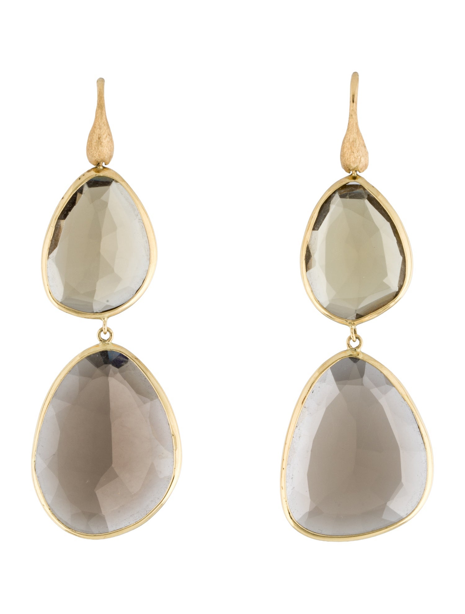 Yvel 18K Smoky Quartz Drop Earrings