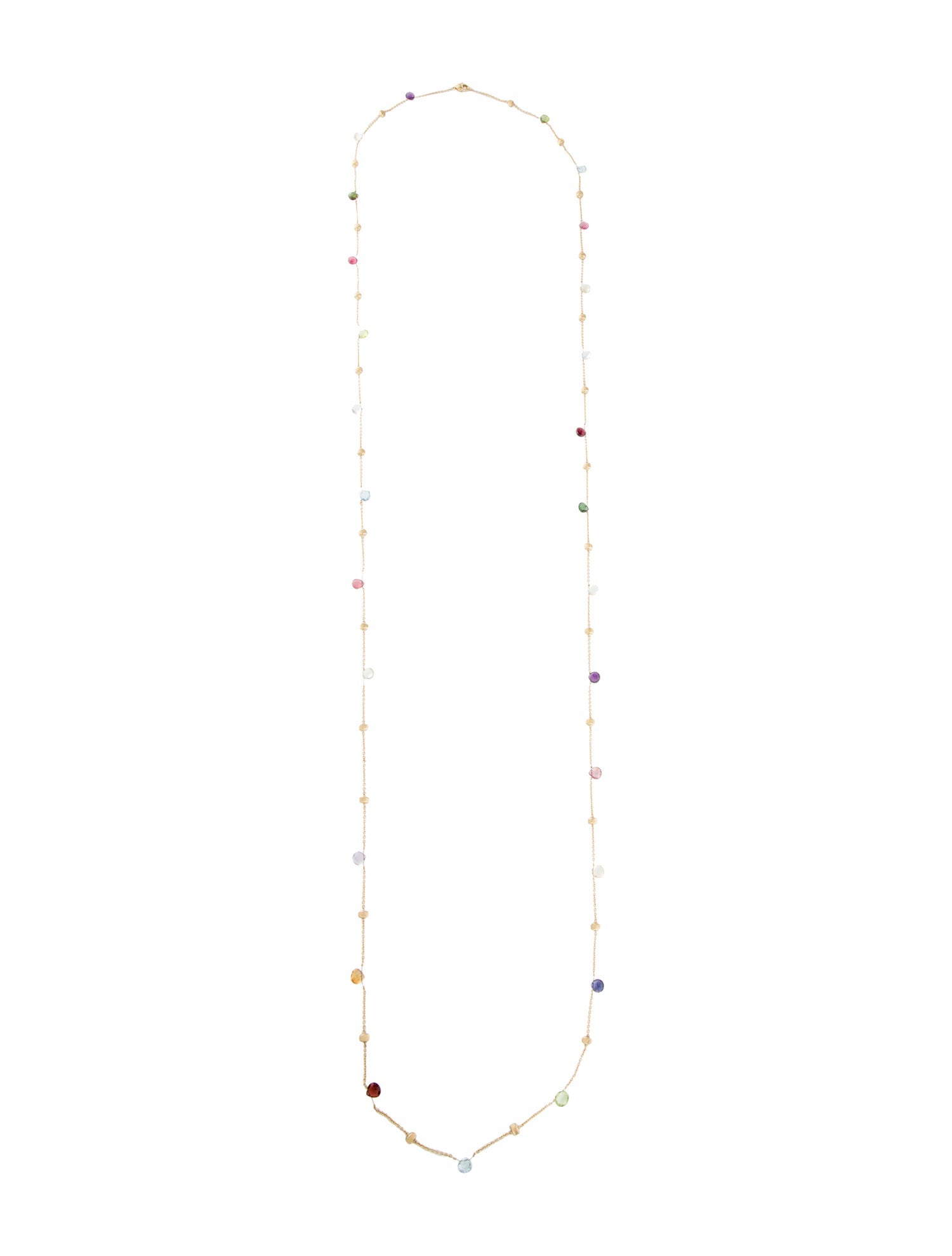Marco Bicego 18K Mutlistone Paradise Long Necklace