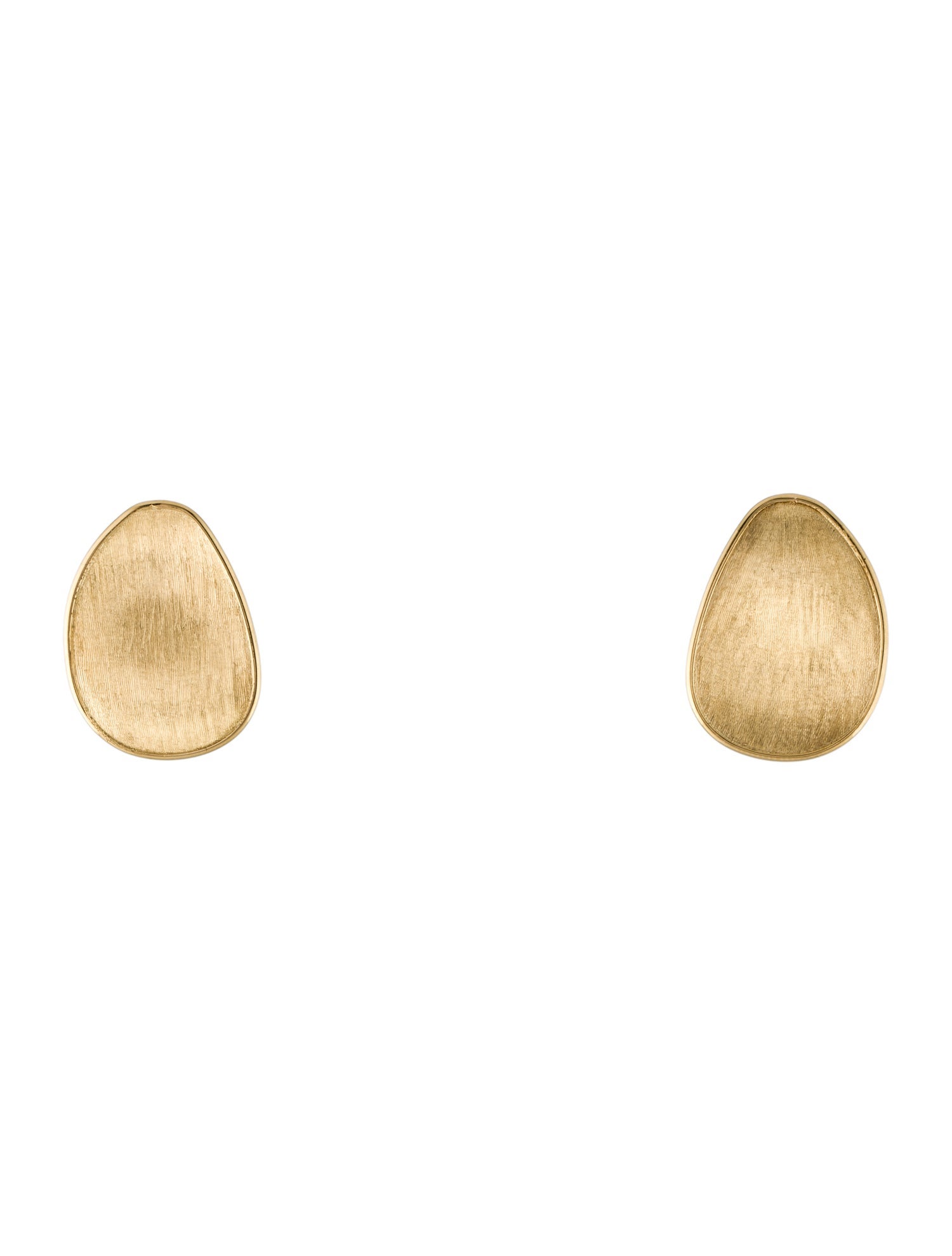 Marco Bicego 18K Lunaria Petal Stud Earrings
