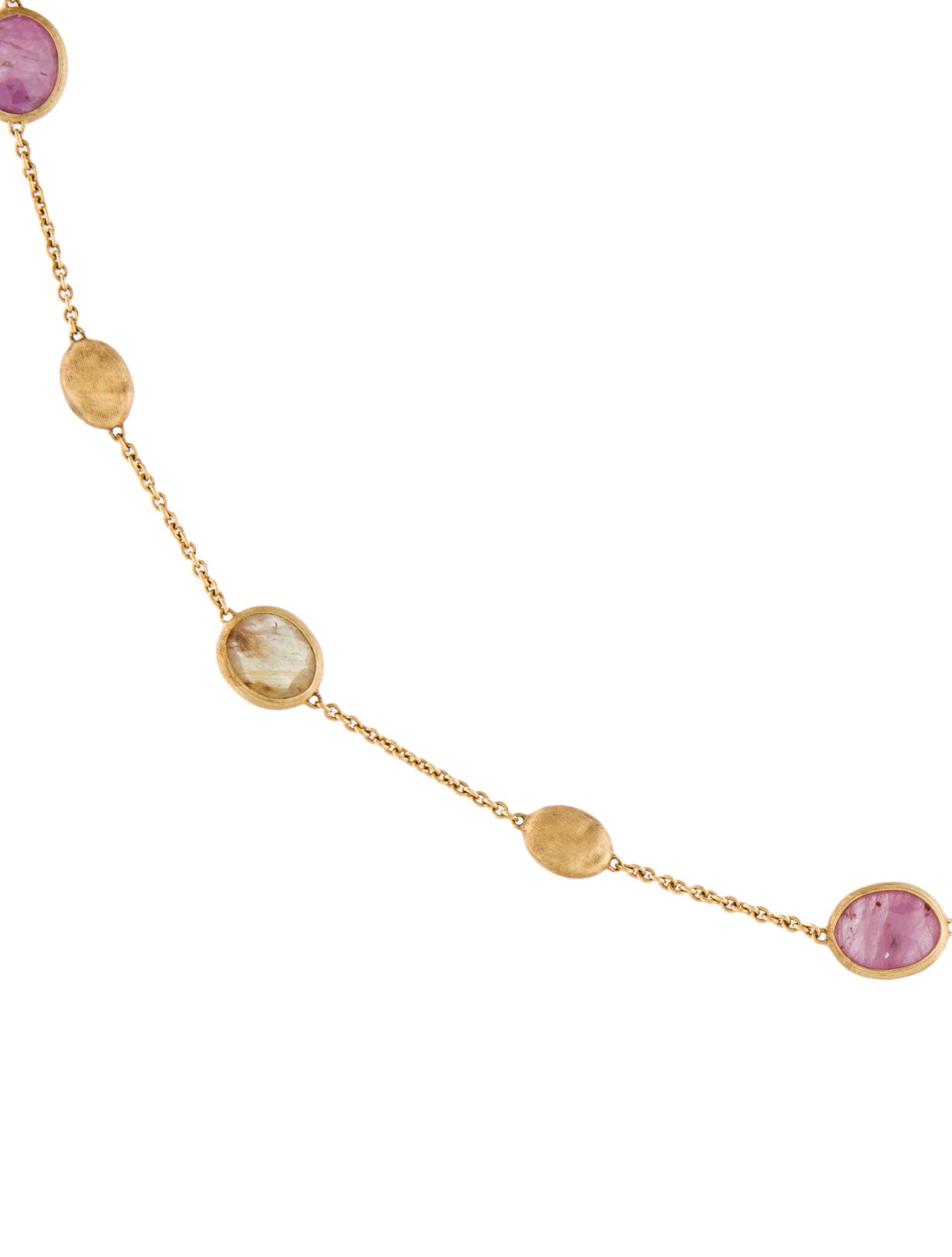 Marco Bicego 18K Glass-Filled Sapphire Siviglia Station Necklace