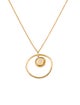 Marco Bicego 18K Citrine & Quartz Jaipur Circle Pendant Necklace