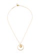 Marco Bicego 18K Citrine & Quartz Jaipur Circle Pendant Necklace