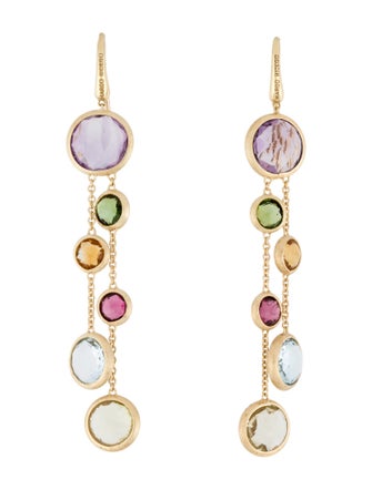 Marco Bicego 18K Jaipur Multi-Stone Drop Earrings