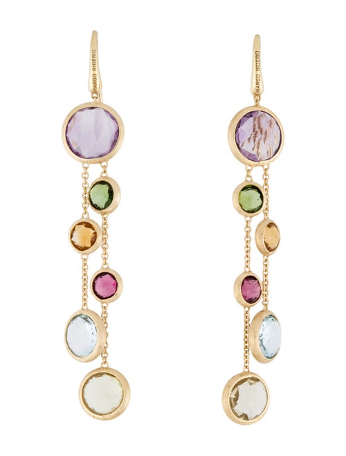 Marco Bicego 18K Jaipur Multi-Stone Drop Earrings