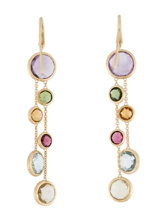 Marco Bicego 18K Jaipur Multi-Stone Drop Earrings