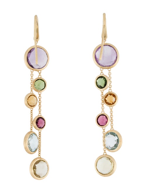 Marco Bicego 18K Jaipur Multi-Stone Drop Earrings