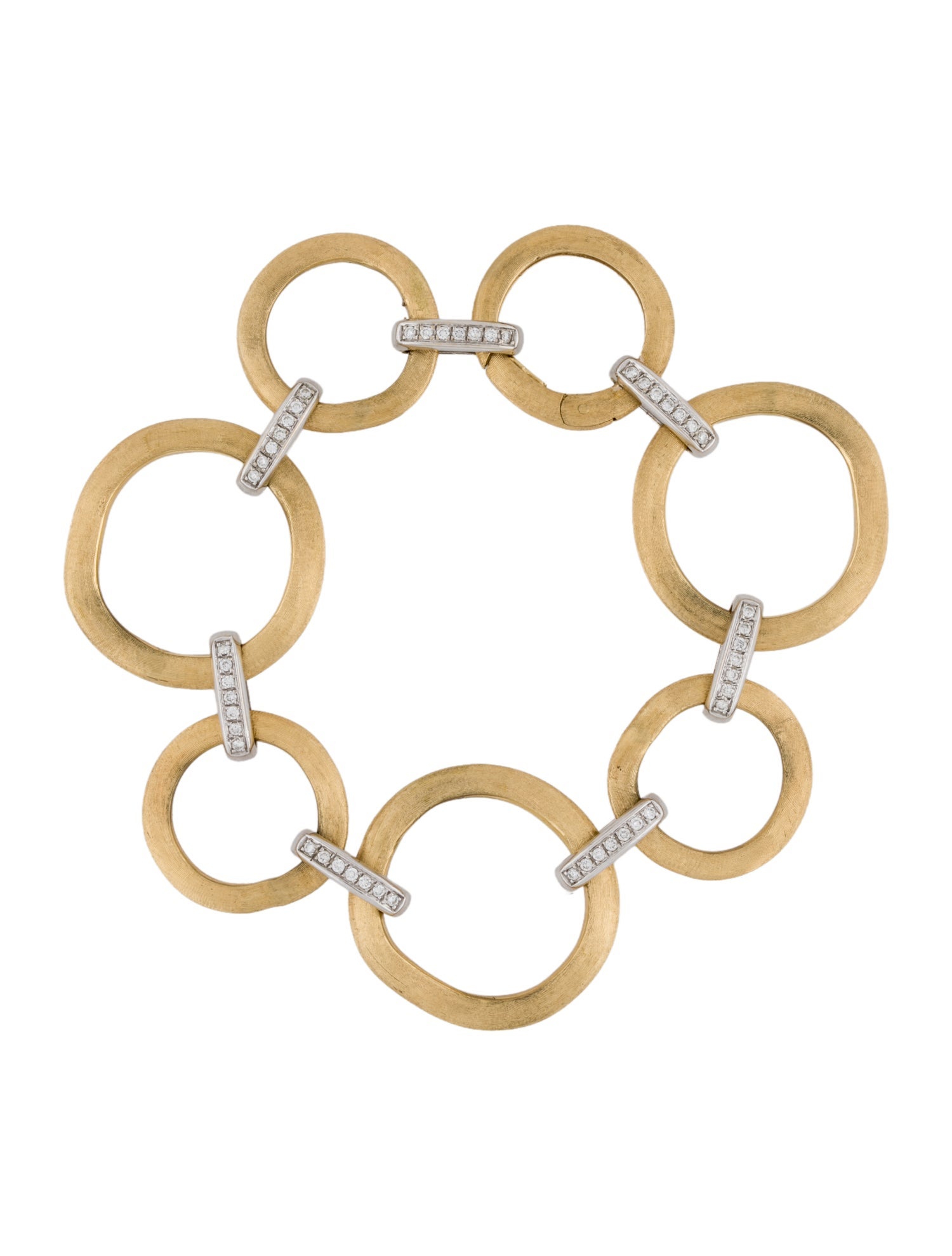 Marco Bicego 18K Diamond Jaipur Mix Link Bracelet