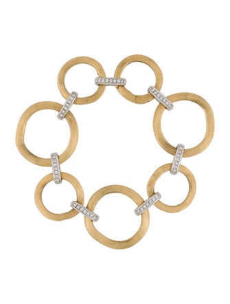 Marco Bicego 18K Diamond Jaipur Mix Link Bracelet